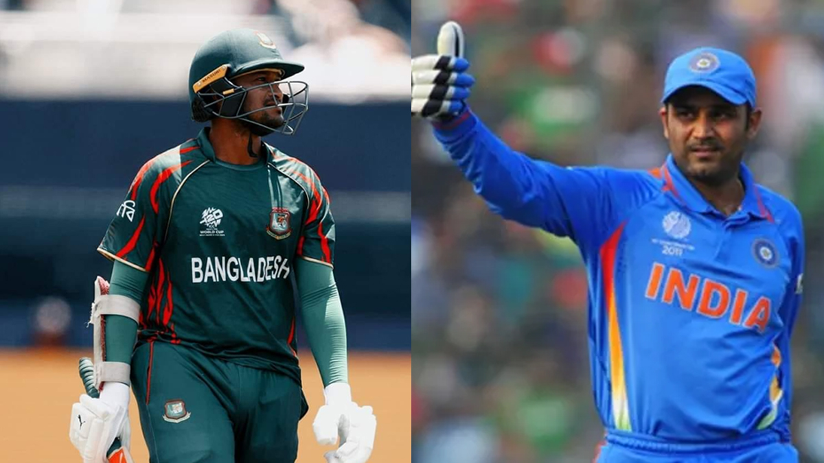 সাকিবকে লজ্জা পেয়ে অবসর নিতে বললেন শেবাগ