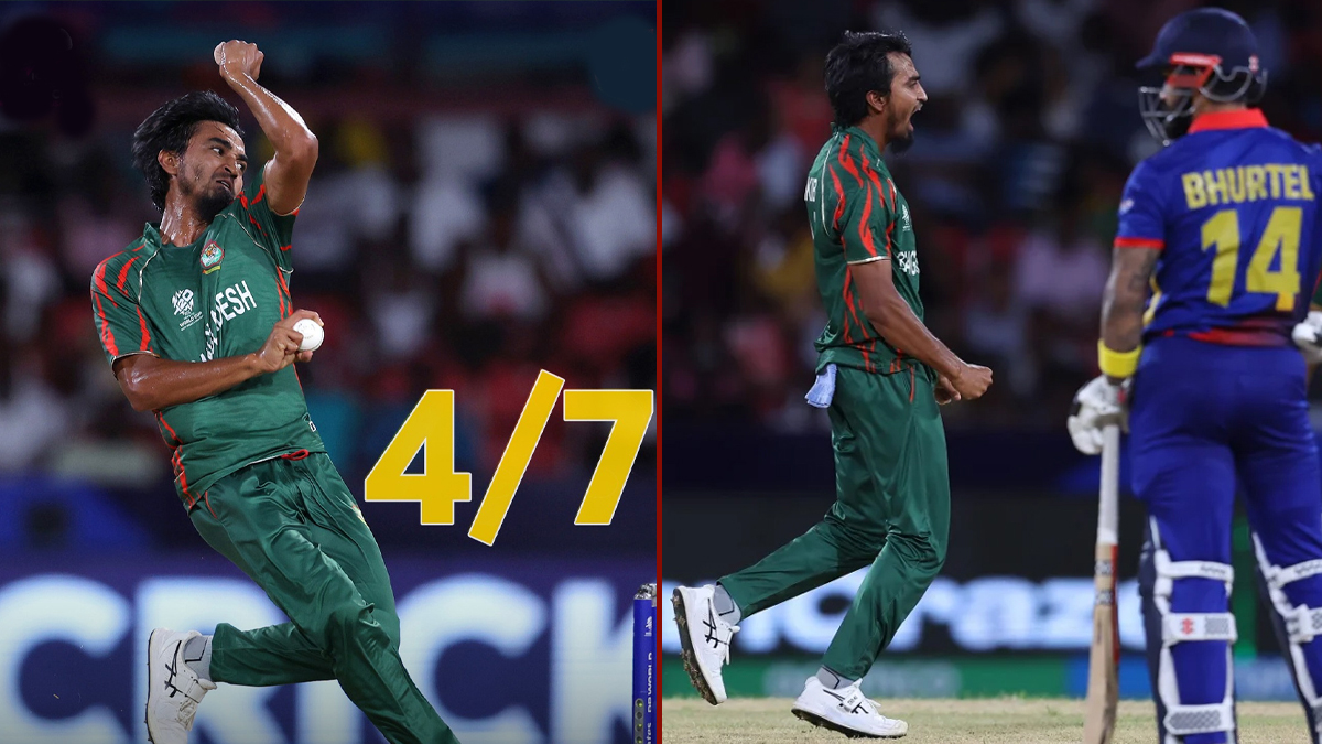 জুনিয়র সাকিবের রেকর্ডময় বোলিংয়ে তছনছ নেপালের টপ অর্ডার