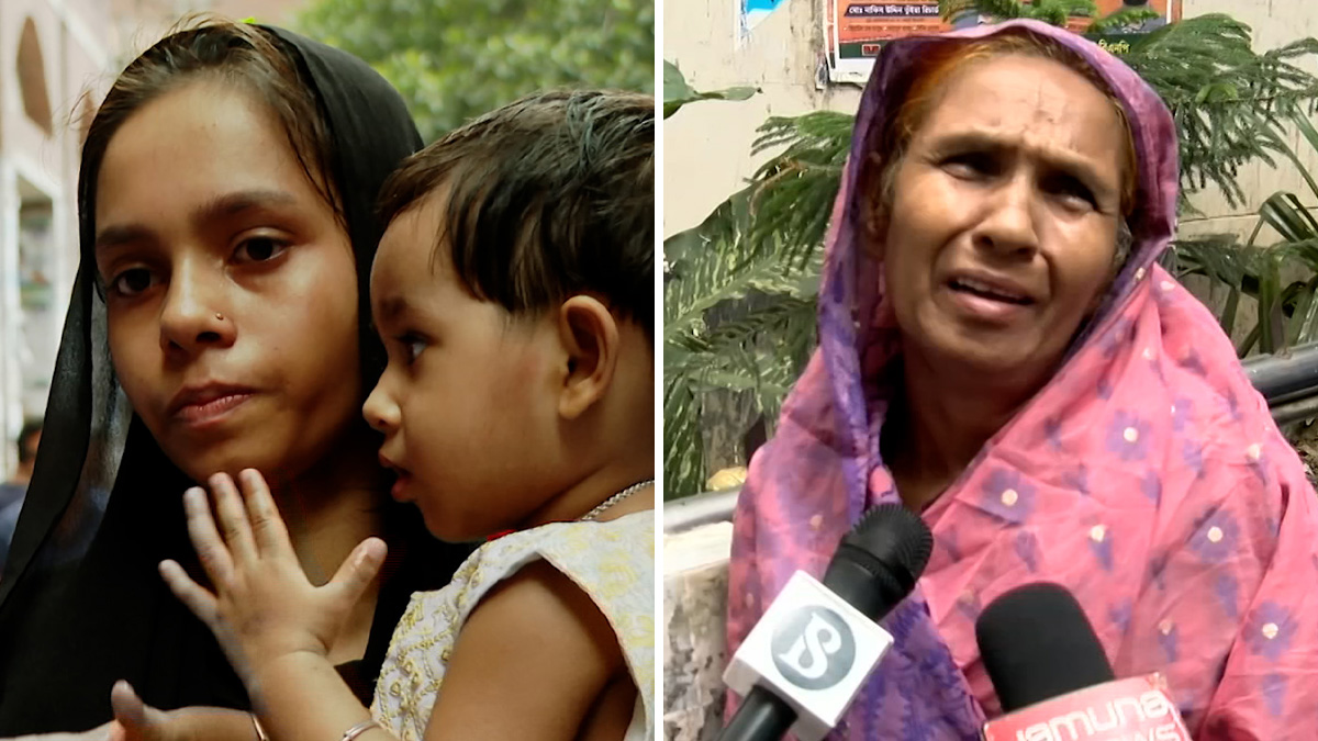 স্বজনদের কান্নায় ভারি ঢাকার সিএমএম কোর্ট প্রাঙ্গণ