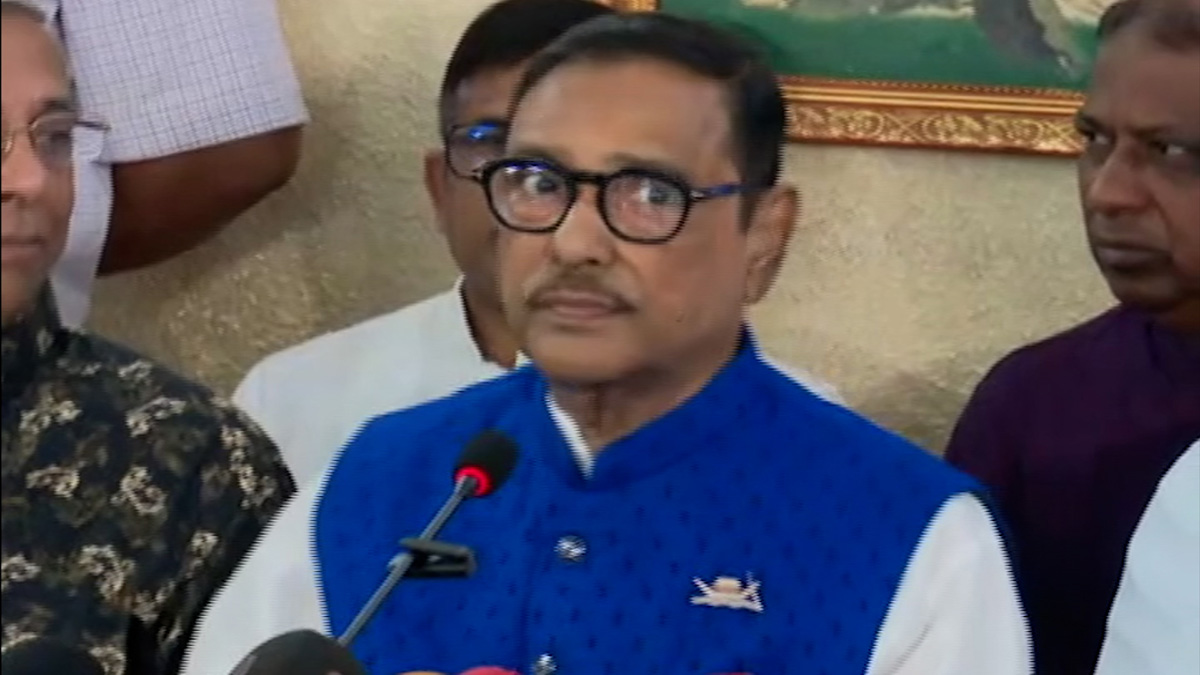 বিএনপি প্রকাশ্যে কোটা আন্দোলনে ঢুকে পড়েছে: ওবায়দুল কাদের