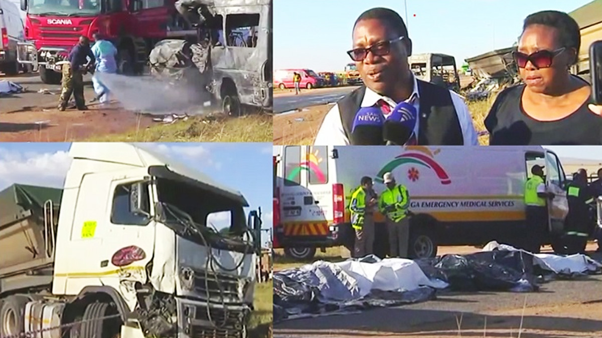 দক্ষিণ আফ্রিকায় স্কুলগামী মিনিবাস উল্টে প্রাণ গেলো ১২ শিশুর