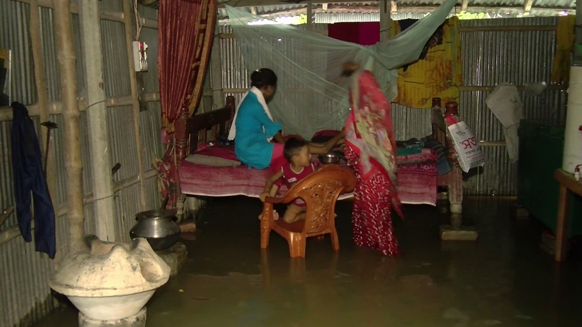 উন্নতি হয়নি উত্তর-মধ্যাঞ্চলের বন্যা পরিস্থিতির