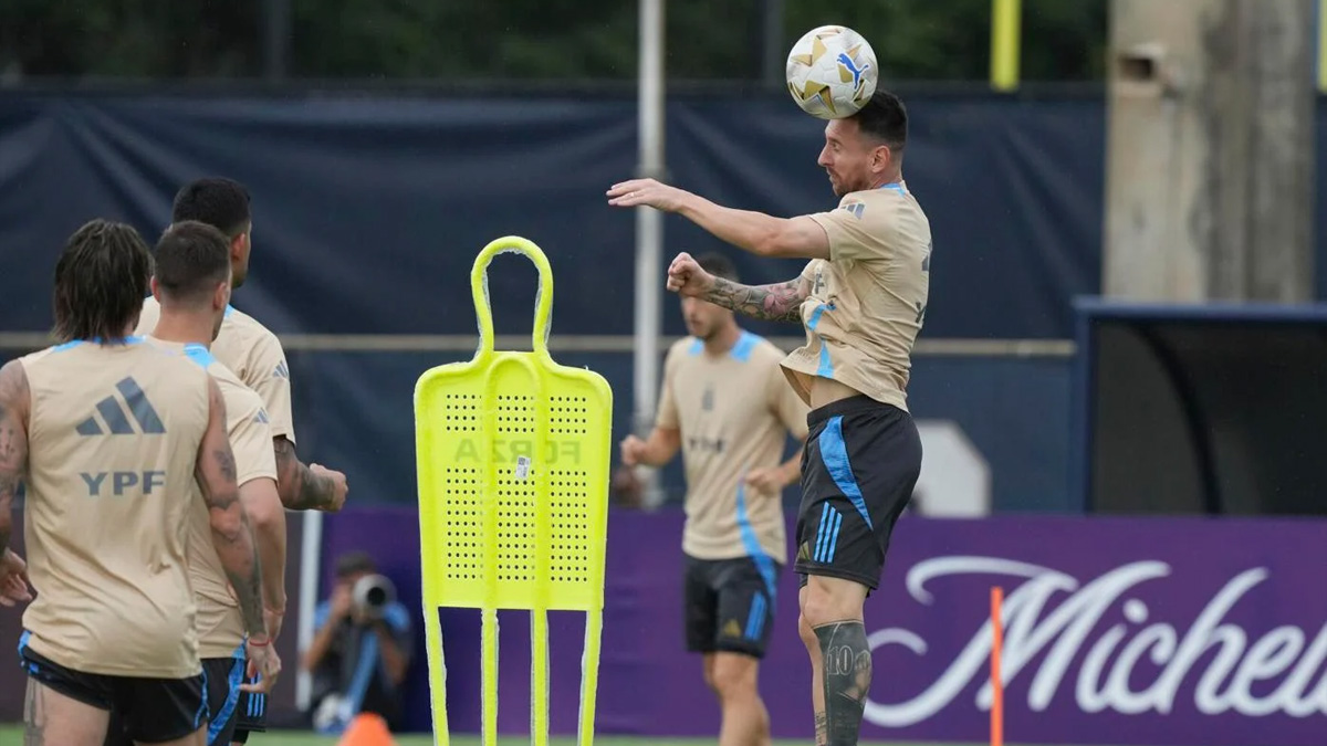 শিরোপা ধরে রাখার মিশনে কঠোর অনুশীলনে আর্জেন্টিনা