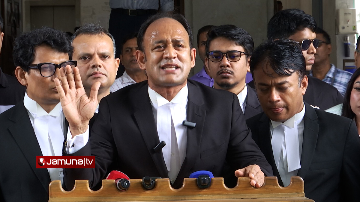 এক মাস, শুধু এক মাসের জন্য আন্দোলন স্থগিত করুন: ব্যারিস্টার সুমন