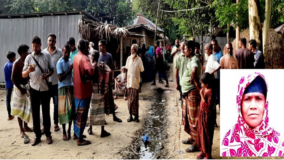 বগুড়ায় জামাতার হাতে শাশুড়ি খুন