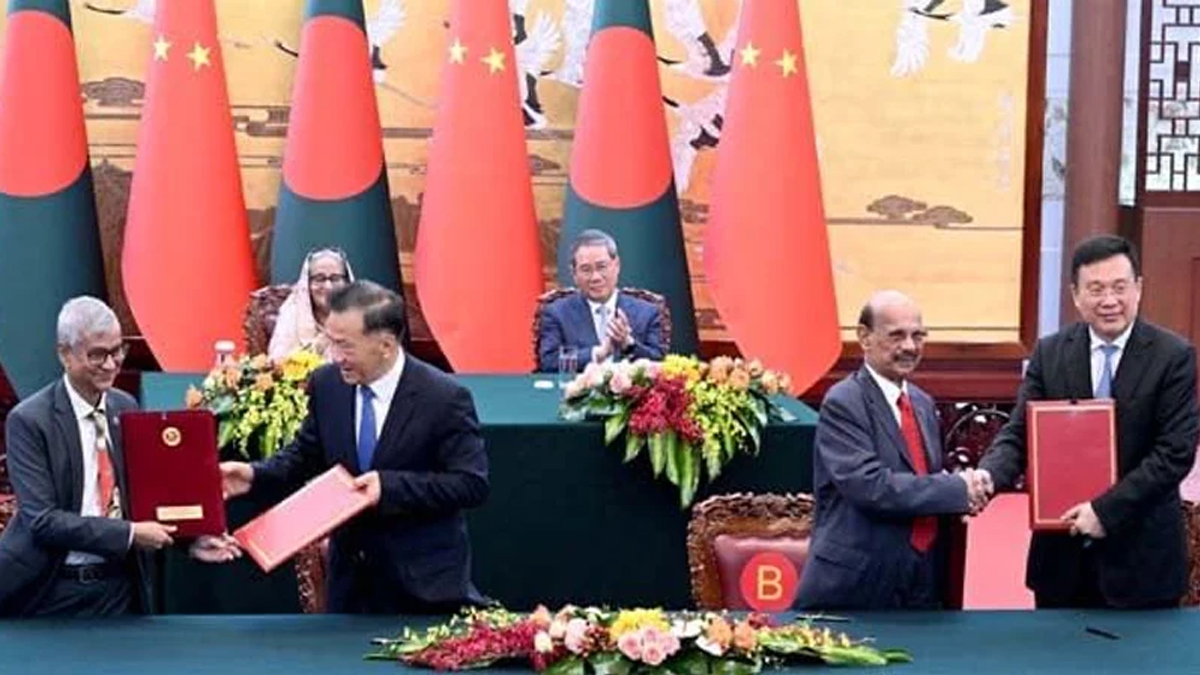বাংলাদেশ-চীনের মধ্যে ৭ ঘোষণাপত্র ও ২১ সমঝোতা স্মারক সই