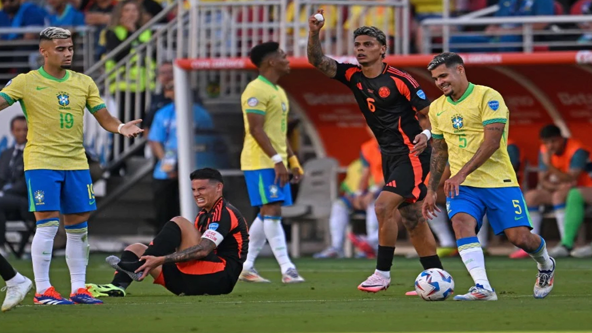 কলম্বিয়ার বিপক্ষে ড্র করলো ব্রাজিল