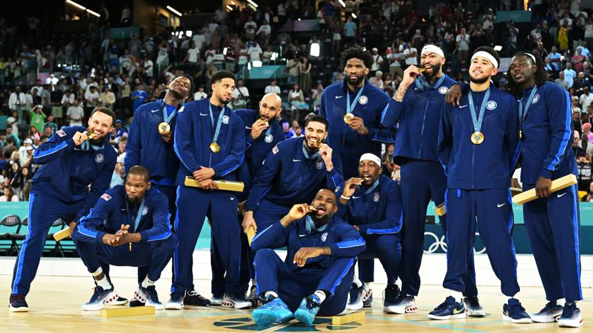 ফ্রান্সকে কাঁদিয়ে টানা পঞ্চমবার বাস্কেটবলের স্বর্ণ জিতল যুক্তরাষ্ট্র