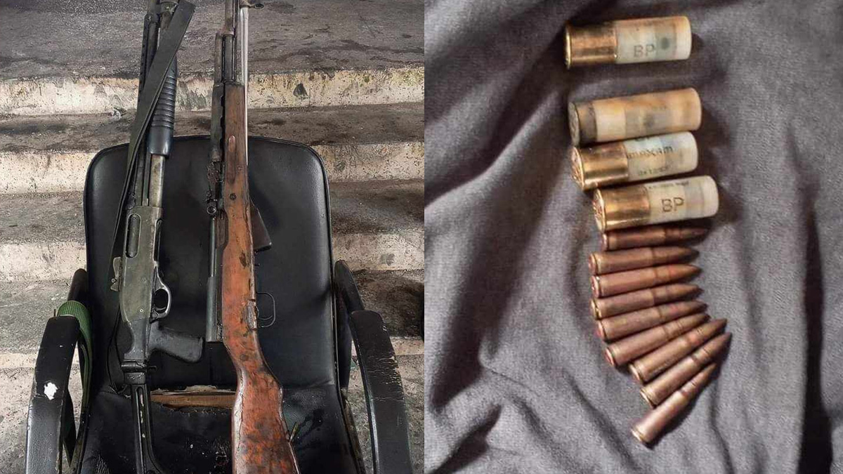 রামগঞ্জ থানা থেকে লুট হওয়া হওয়া অস্ত্র উদ্ধার