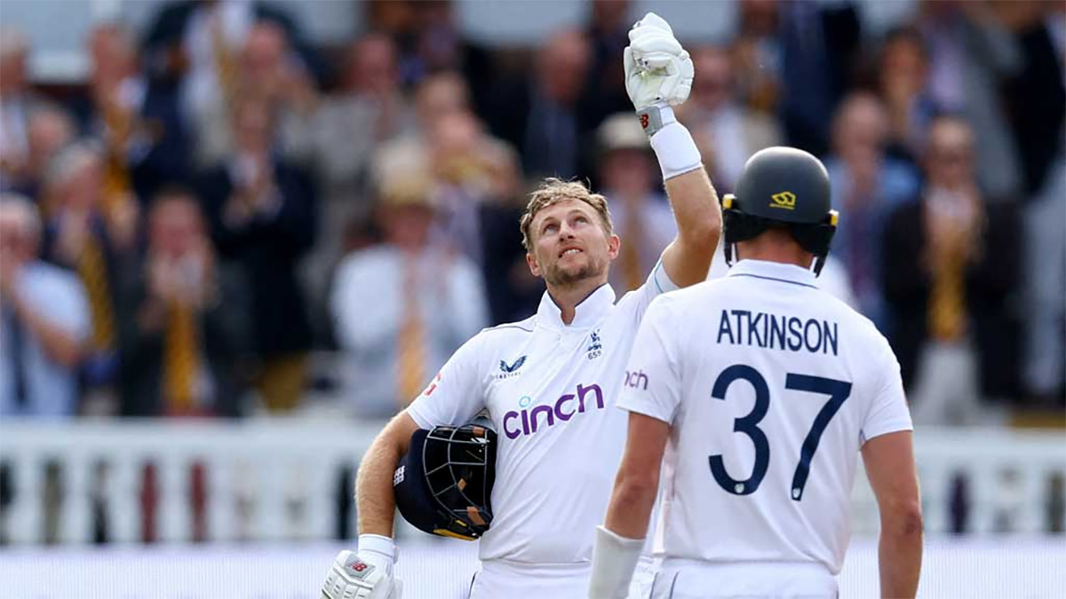 রুটের রেকর্ড সেঞ্চুরিতে লর্ডসে ইংল্যান্ডের রাজত্ব