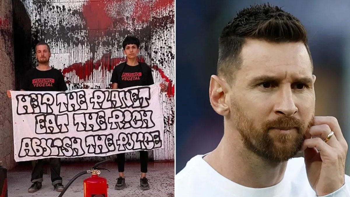 মেসির বাড়িতে হামলা করেছে পরিবেশ বিষয়ক আন্দোলনকারীরা