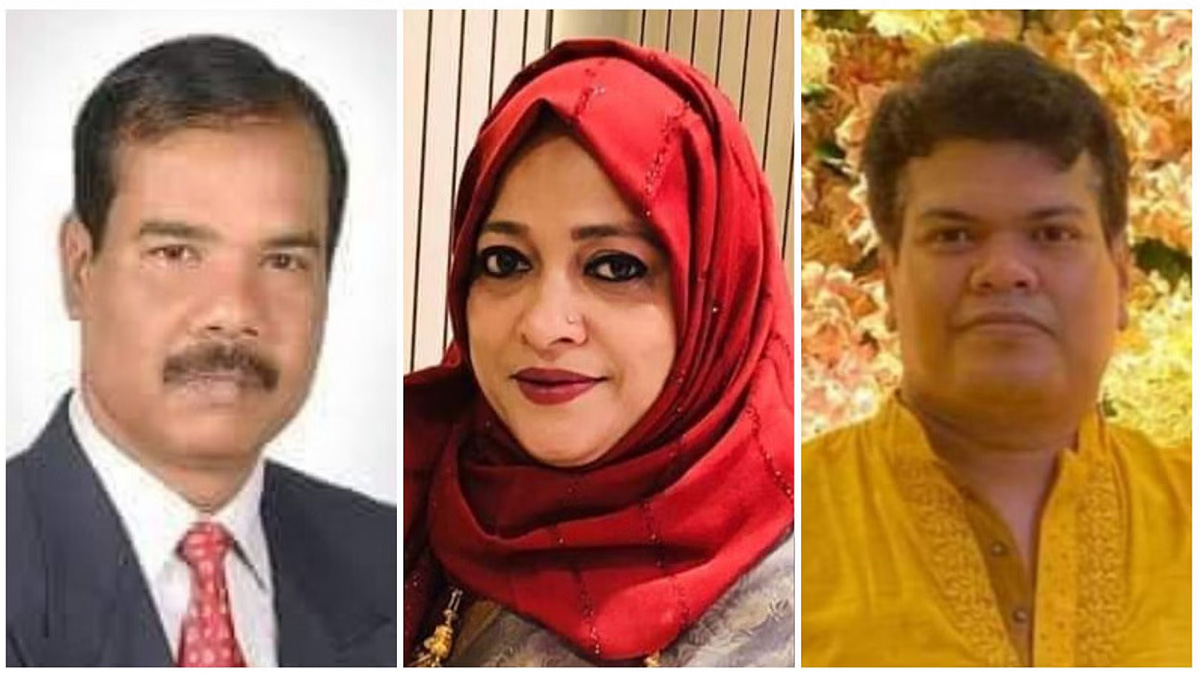 নোয়াখালীর সাবেক সংসদ সদস্য দম্পতি ও তাদের ছেলে কারাগারে