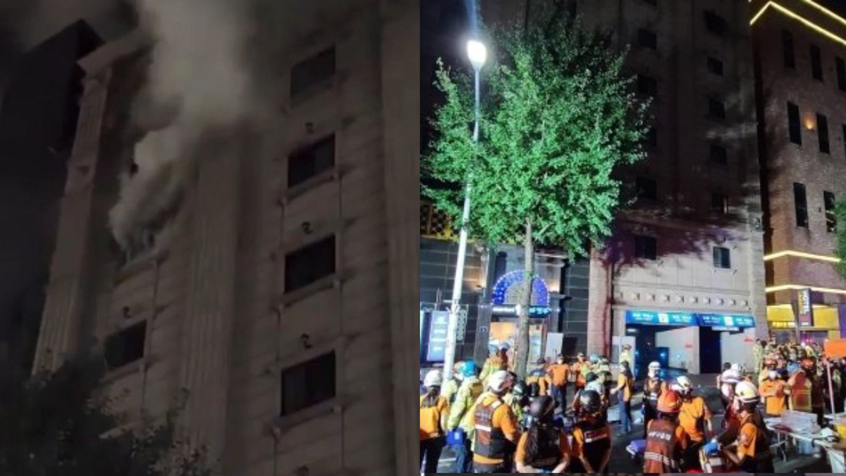 দক্ষিণ কোরিয়ায় হোটেলে আগুন, পুড়ে মারা গেলো ৭ জন