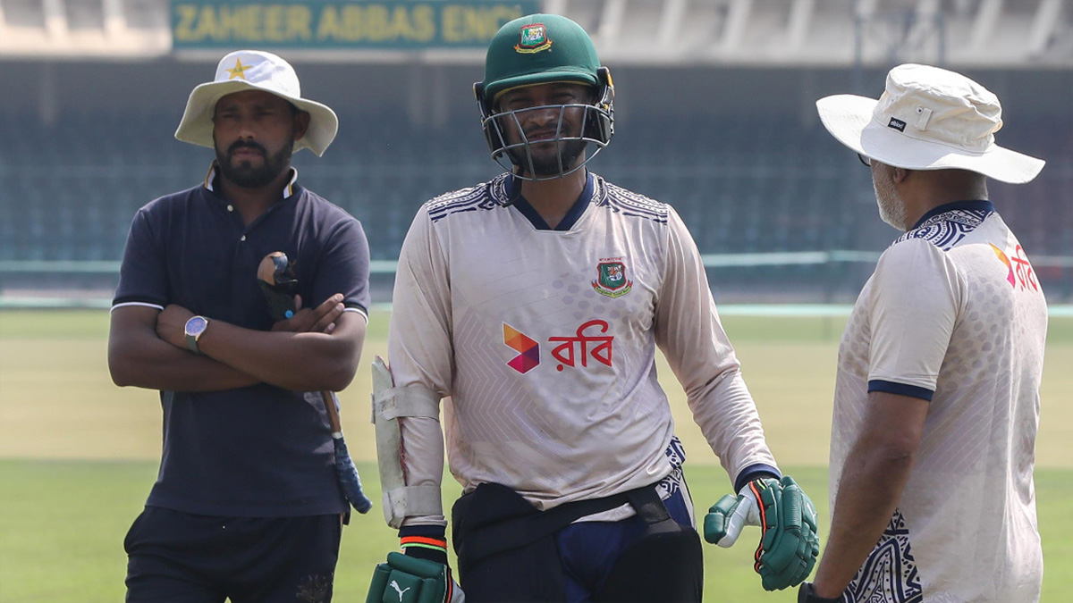 অনুশীলনে নির্ভার সাকিব