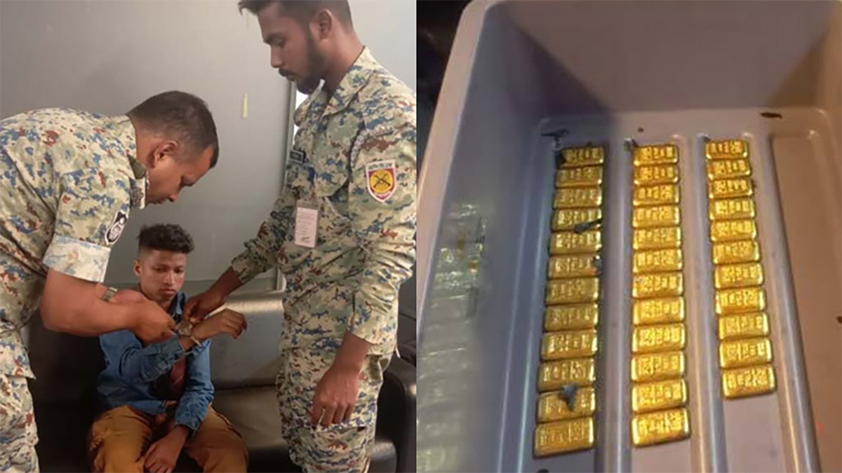 সিলেট ওসমানী বিমানবন্দরে যাত্রীর লাগেজে মিললো ১৬ কেজি স্বর্ণ