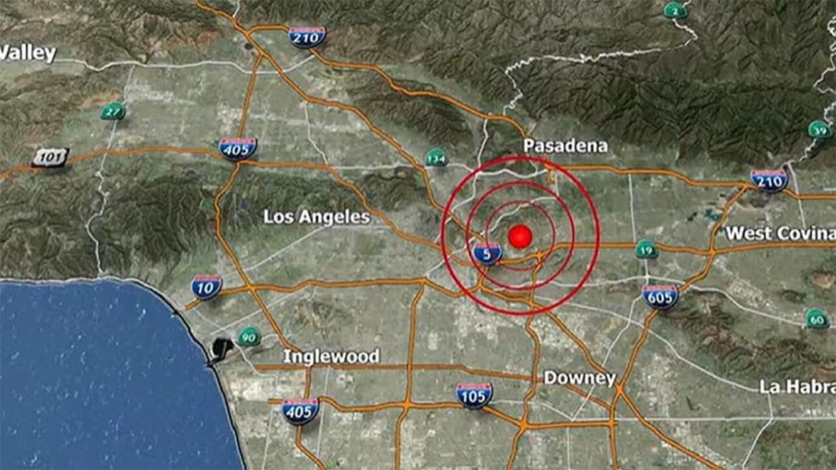 যুক্তরাষ্ট্রের লস অ্যাঞ্জেলসে ৪.৪ মাত্রার ভূমিকম্প