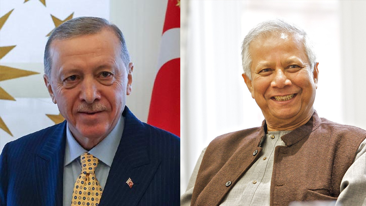 ড. ইউনূস-এরদোগান ফোনালাপ, দেশ পুনর্গঠনে সহায়তার আশ্বাস