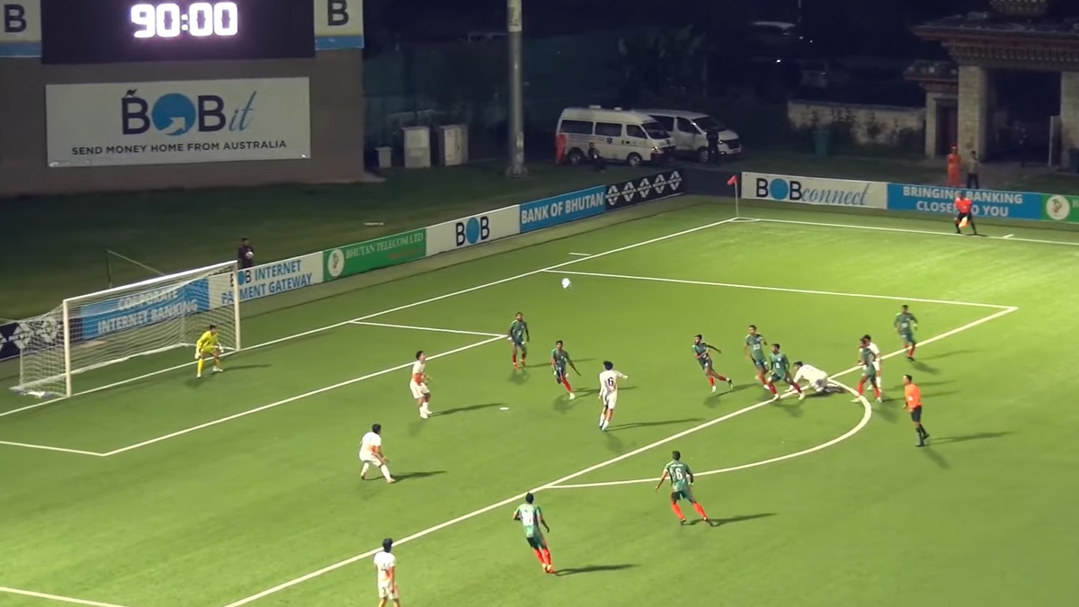 অতিরিক্ত সময়ের গোলে হারলো বাংলাদেশ