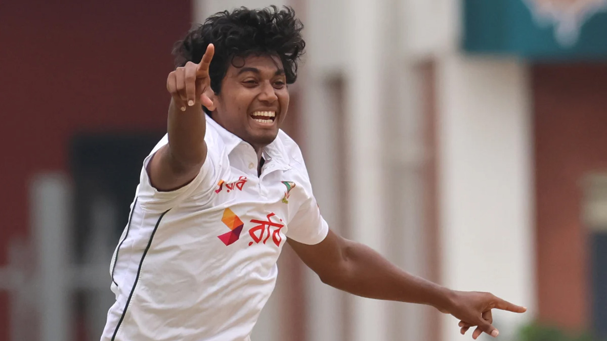 চেন্নাই টেস্ট: হাসানের পেস আগুনে পুড়ছে ভারত