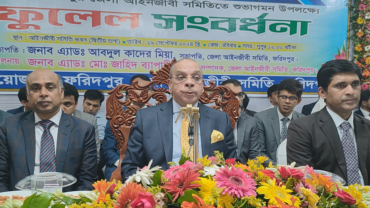 সাম্য, ন্যায়বিচার ও আইনের শাসন নিশ্চিত করার আহ্বান প্রধান বিচারপতির