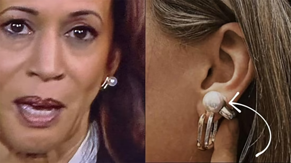 কানে ইয়ারফোন লাগিয়ে বিতর্কে অংশ নিয়েছেন কমলা, অভিযোগ ট্রাম্প সমর্থকদের