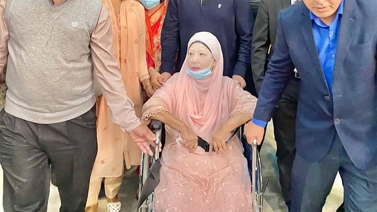 বিকেলে হাসপাতাল থেকে বাসায় ফিরবেন খালেদা জিয়া