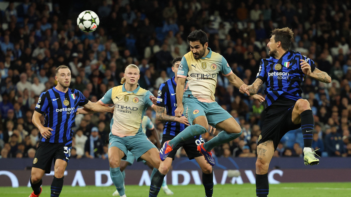 ইন্টারের কাছে হোঁচট খেয়ে চ্যাম্পিয়নস লিগ শুরু ম্যানসিটির