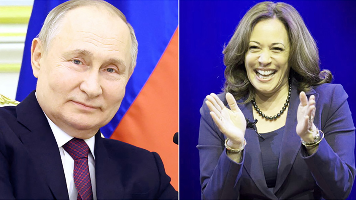 কমলার হাসিতে মজেছেন পুতিন