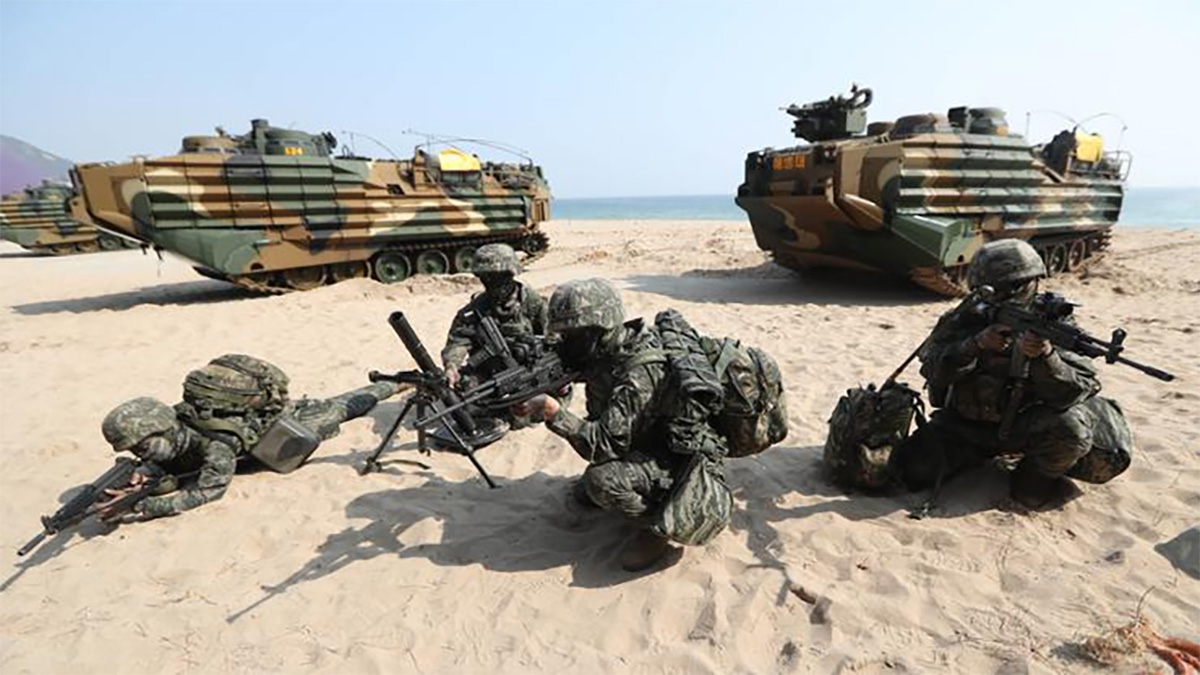 যুক্তরাষ্ট্রের সঙ্গে যৌথ সামরিক মহড়া দক্ষিণ কোরিয়ার