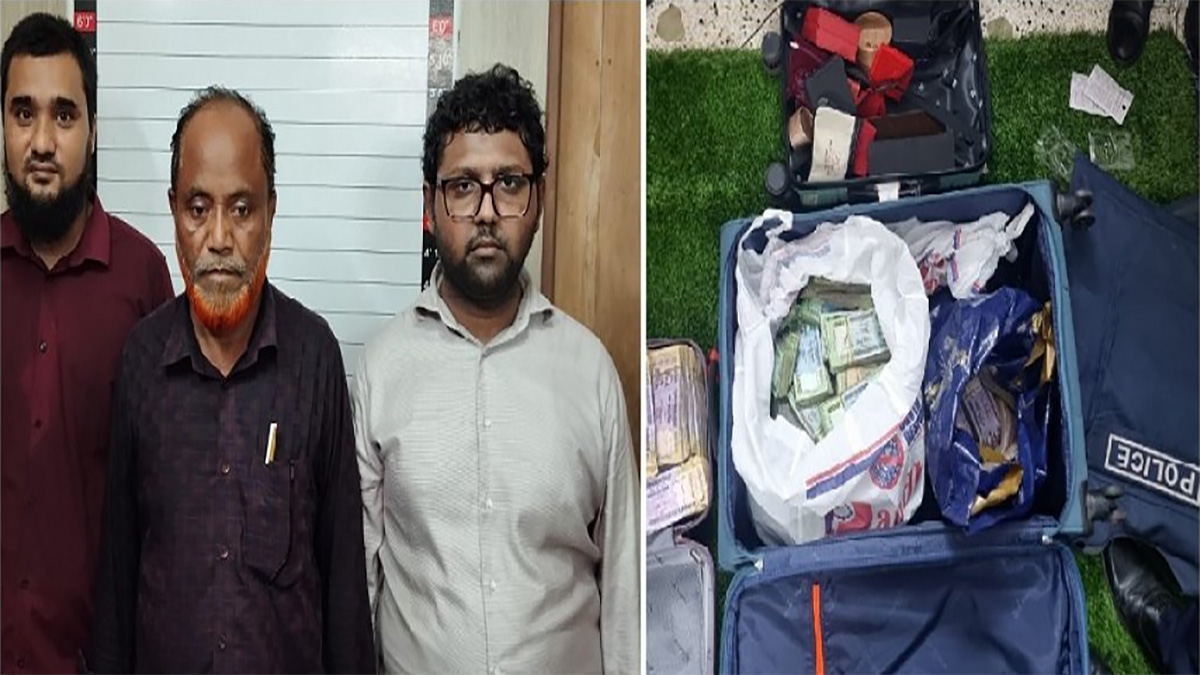 উত্তরায় যৌথ অভিযানে কয়েক বস্তা টাকাসহ গ্রেফতার ৩