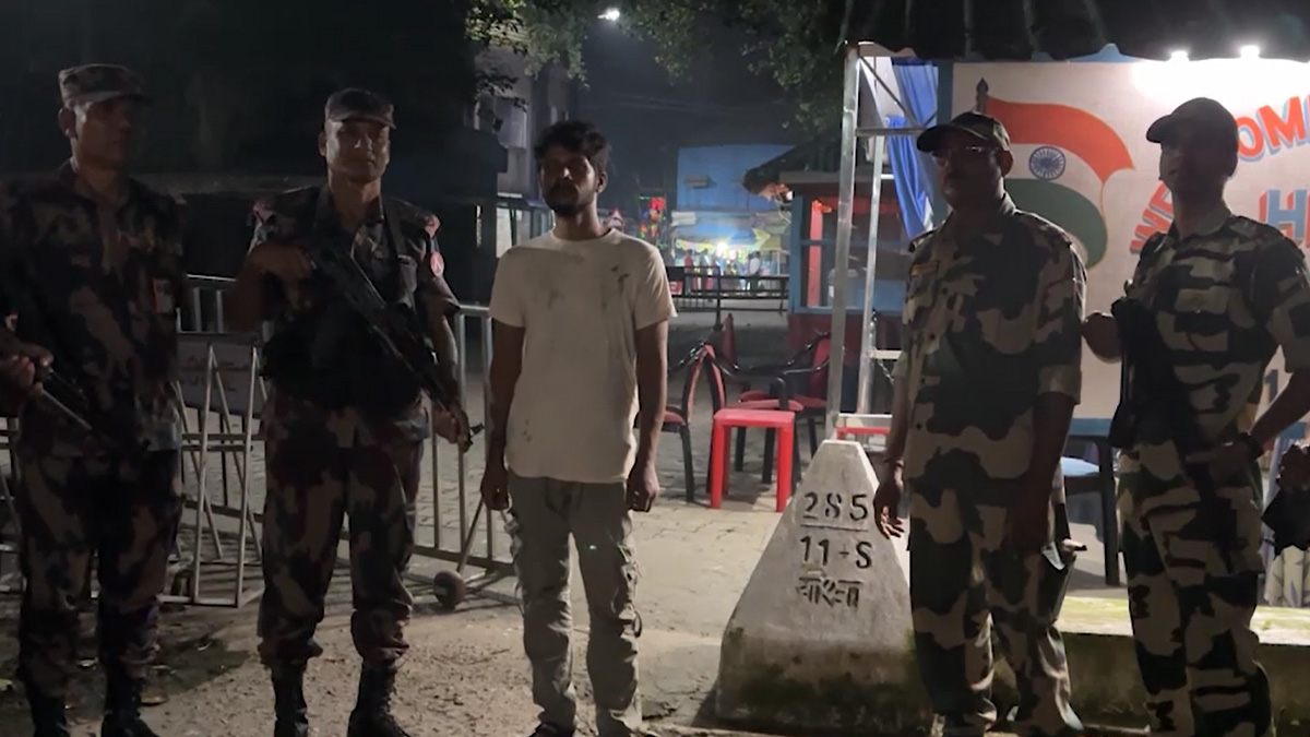 আটকের সাড়ে ৪ ঘণ্টা পর বাংলাদেশি যুবককে ফেরত দিলো বিএসএফ