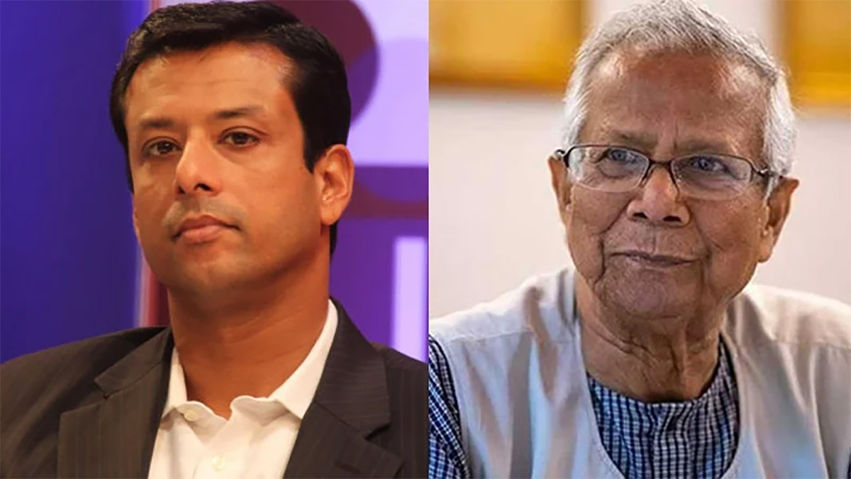 ড. ইউনূসকে নিয়ে সজীব ওয়াজেদ জয়ের কড়া স্ট্যাটাস