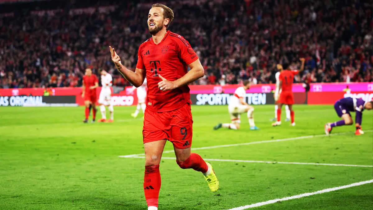 হ্যারি কেইন তাণ্ডবে জয়ে ফিরল বায়ার্ন