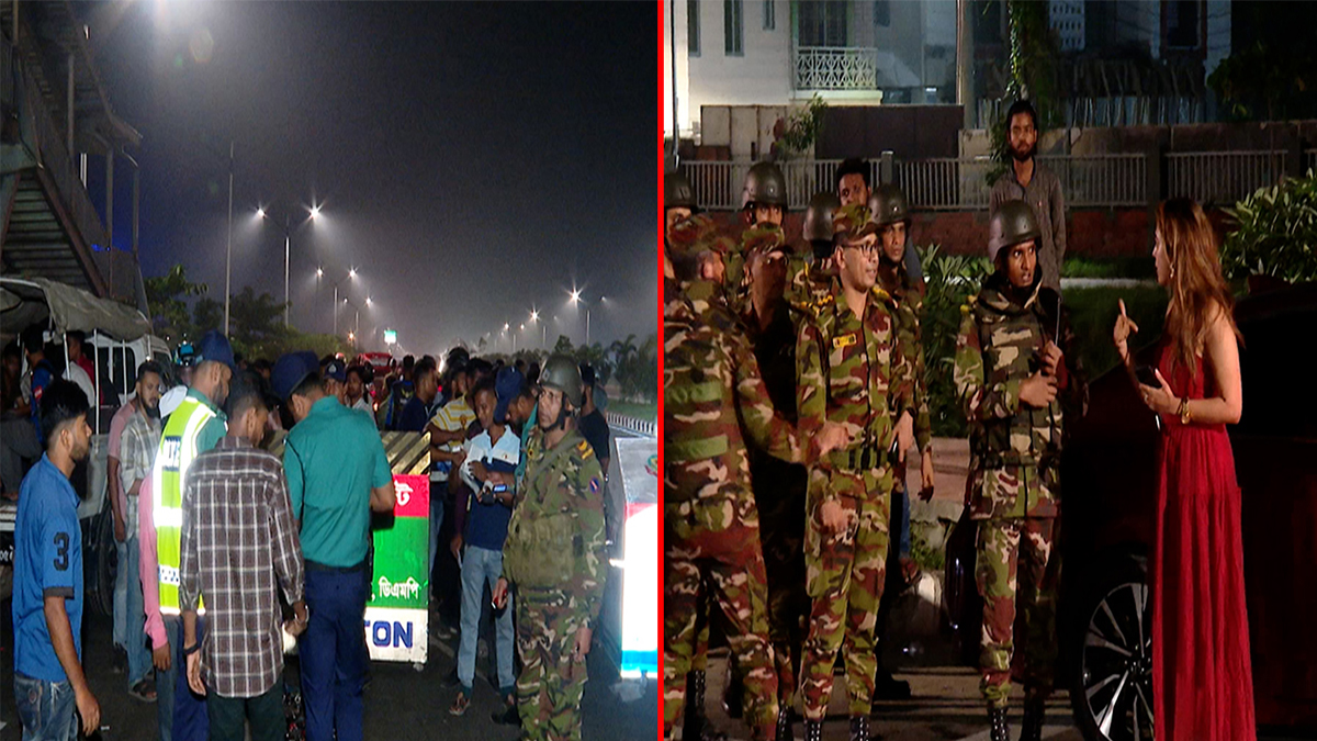 রাজধানীর ৩শ’ ফিট সড়কে সেনাবাহিনীর যৌথ অভিযান, আটক ১২