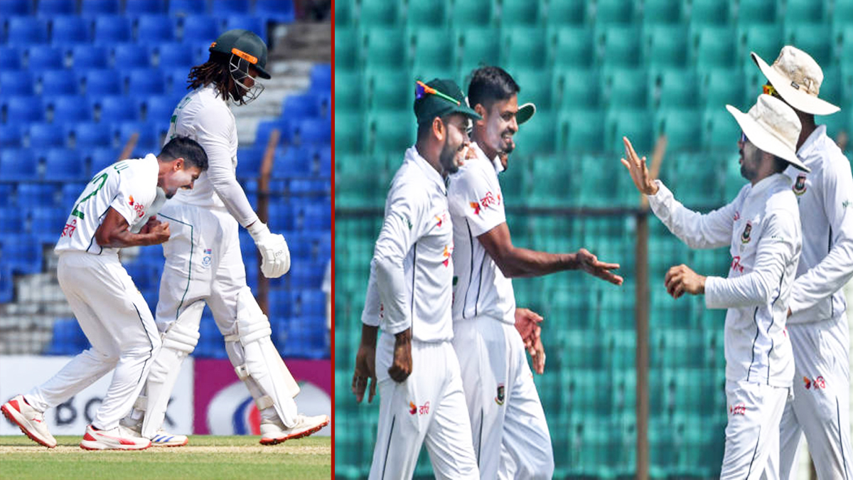 চট্টগ্রাম টেস্ট: প্রথম পাঁচে তাইজুলের পাঁচ