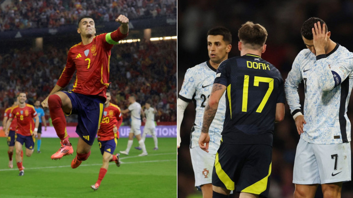 শেষ আটের পথে স্পেন, রোনালদোর মাইলফলকের রাতে হোঁচট খেলো পর্তুগাল