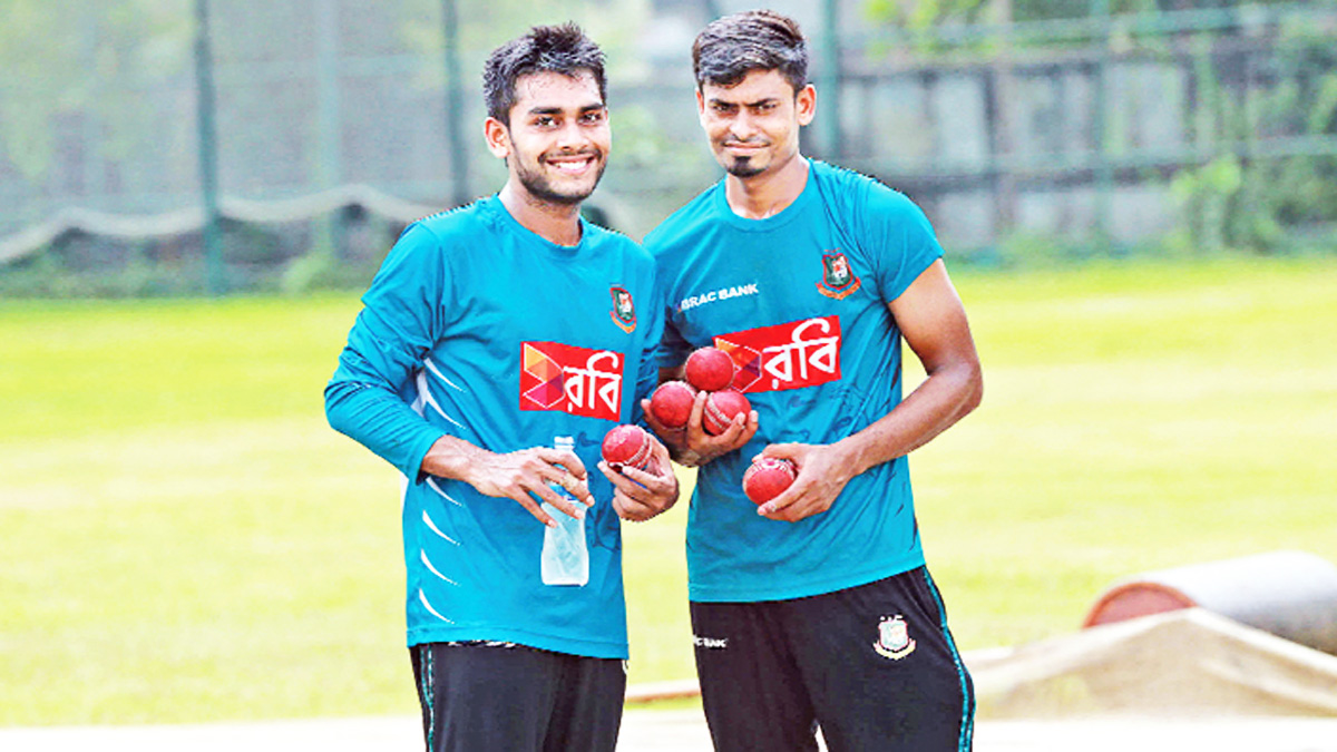 তাইজুল-মিরাজের ‘হাফ সেঞ্চুরি’