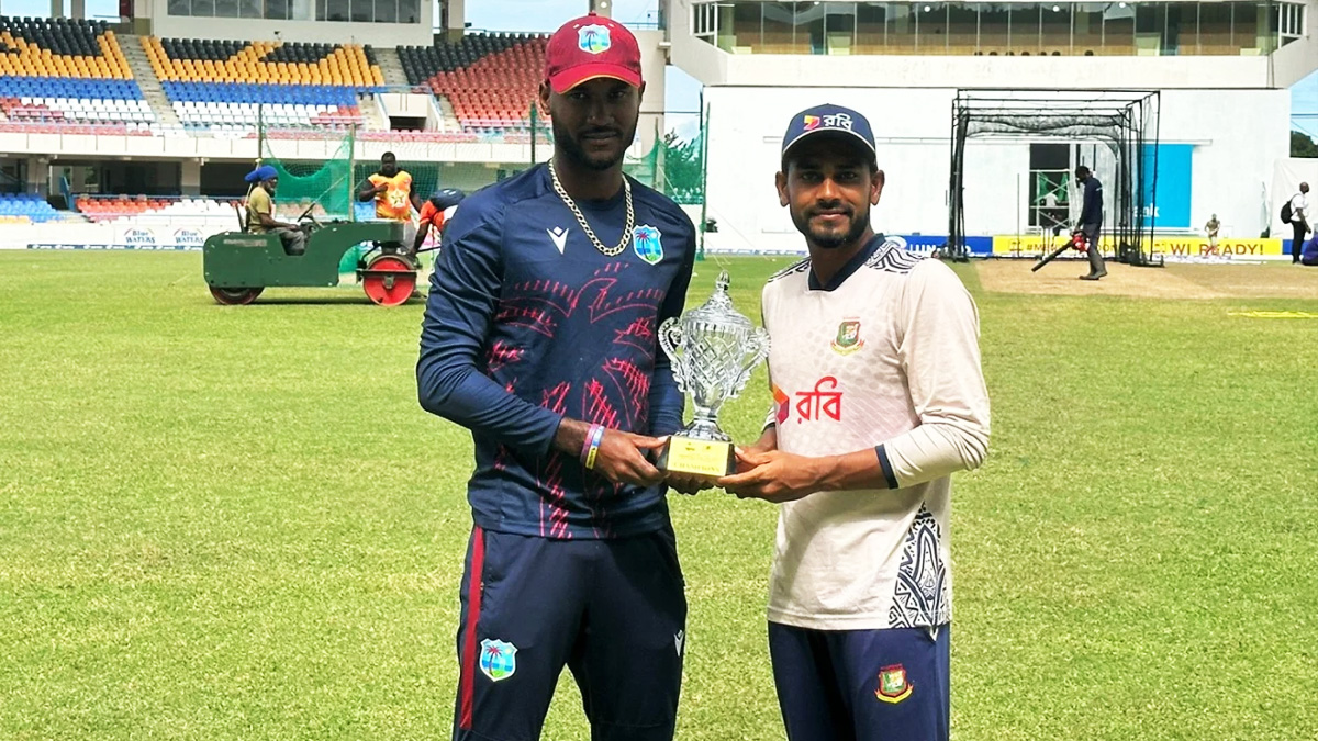 অ্যান্টিগা টেস্ট: টস জিতে ফিল্ডিংয়ে বাংলাদেশ