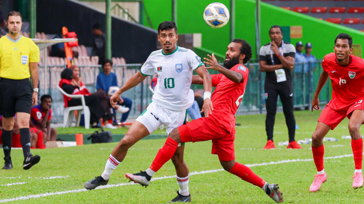সন্ধ্যায় আন্তর্জাতিক প্রীতি ম্যাচে বাংলাদেশের মুখোমুখি হবে মালদ্বীপ