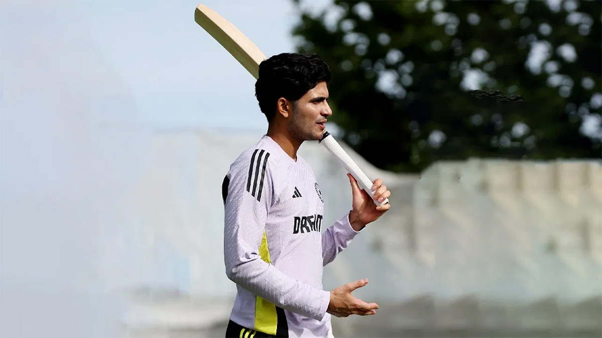 অনুশীলনে চোটে পড়ে প্রথম টেস্টে অনিশ্চিত শুভমান গিল