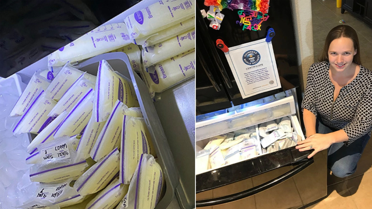 ২৬০০ লিটার বুকের দুধ দান করে গিনেস ওয়ার্ল্ড রেকর্ড করলেন মার্কিন নারী