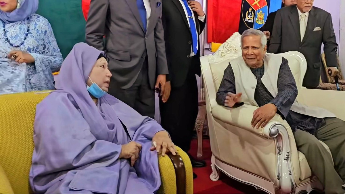 সেনাকুঞ্জে প্রধান উপদেষ্টা ও খালেদা জিয়ার সাক্ষাৎ