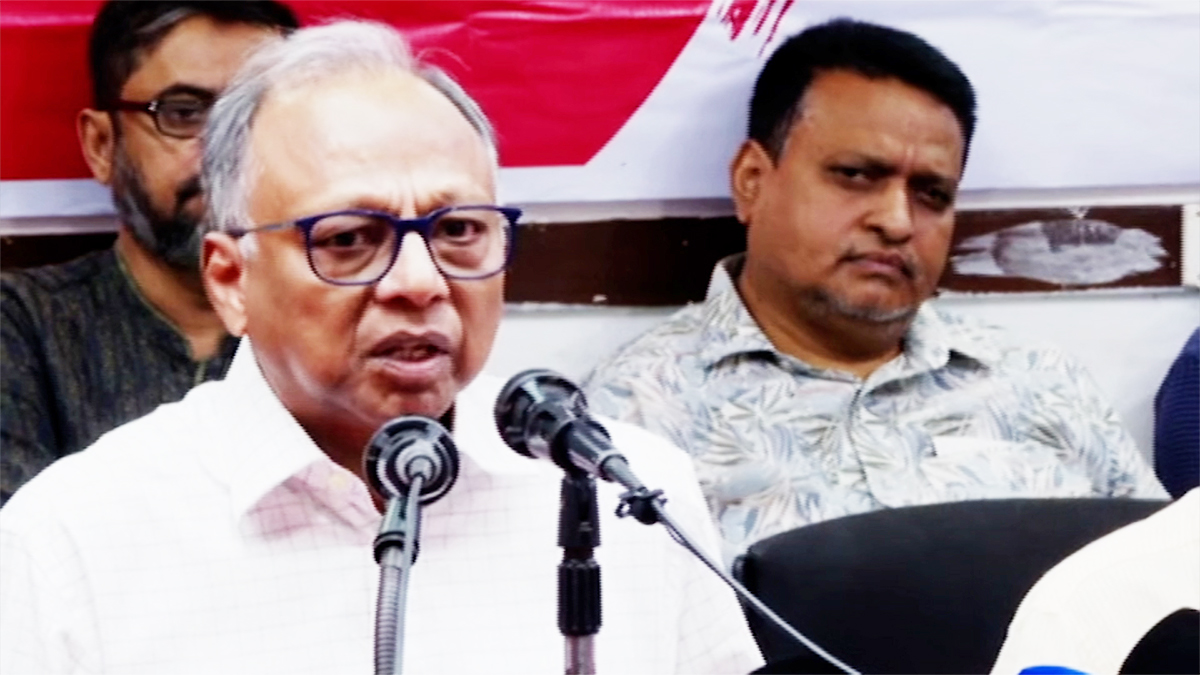 ড. ইউনূসকে রাষ্ট্রপতি করে বিপ্লবী সরকার গঠনের আহ্বান মাহমুদুর রহমানের