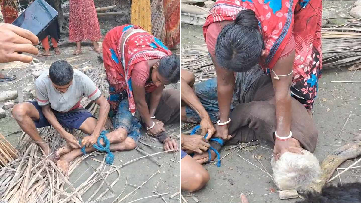 সাতক্ষীরায় ছেলে ও পুত্রবধূ মিলে বৃদ্ধকে নির্যাতন