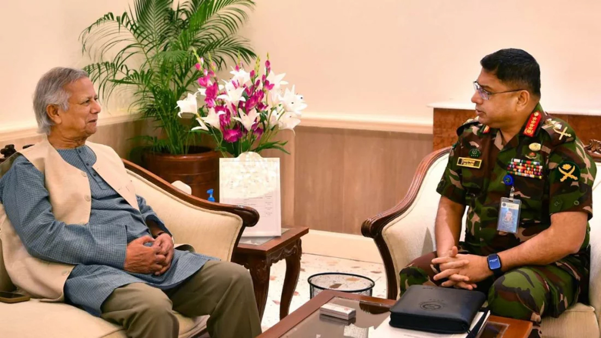 প্রধান উপদেষ্টার সাথে সেনাপ্রধানের সাক্ষাৎ