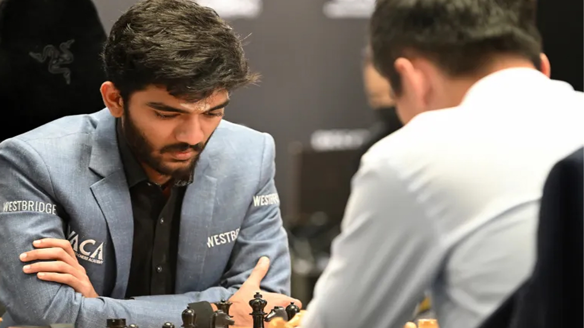 সর্বকনিষ্ঠ দাবাড়ু হিসেবে বিশ্বচ্যাম্পিয়ন ভারতের ডি গুকেশের