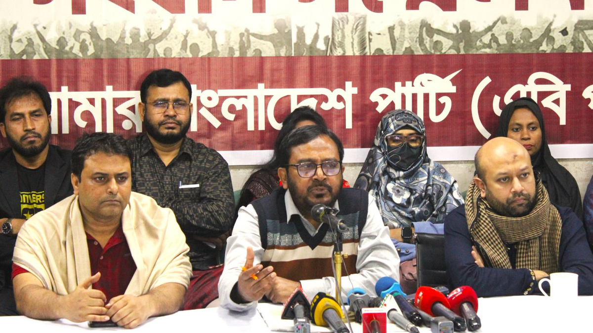 গণঅভ্যুত্থানের ঘোষণাপত্র তৈরিতে সরকারের বোধোদয় হওয়ায় এবি পার্টির স্বস্তি প্রকাশ