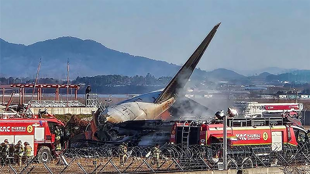 দক্ষিণ কোরিয়ায় বিমান দুর্ঘটনা: মুয়ান আন্তর্জাতিক বিমানবন্দরের সব ফ্লাইট বাতিল