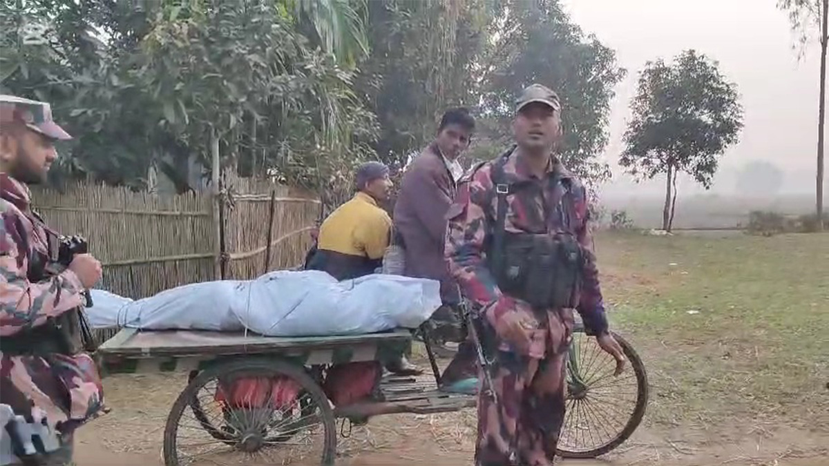 পঞ্চগড়ে গুলিতে নিহত বাংলাদেশির মরদেহ ফেরত দিলো বিএসএফ
