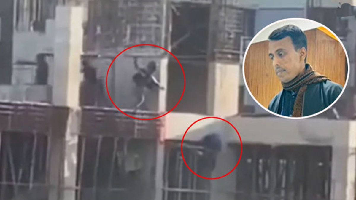 কার্নিশে ঝুলে থাকা তরুণকে গুলি করা সেই এএসআইকে নেয়া হয়েছে ট্রাইব্যুনালে